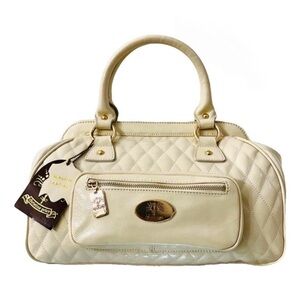 Christine Price NEW Sibyl Quilted Patent
Leather